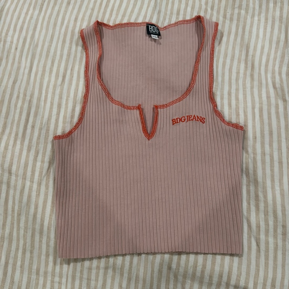bdg crop tank top size xs
